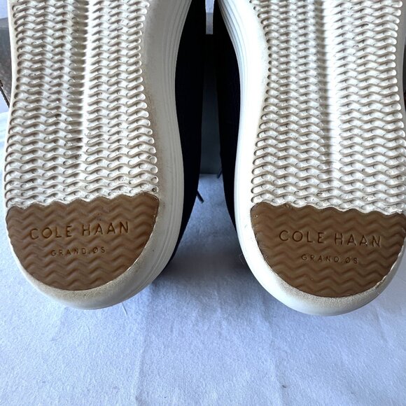 Cole Haan Grand.OS Navy Knit Lace Up Fashion Sneakers, W10504, Size 8, EC! - Picture 12 of 14